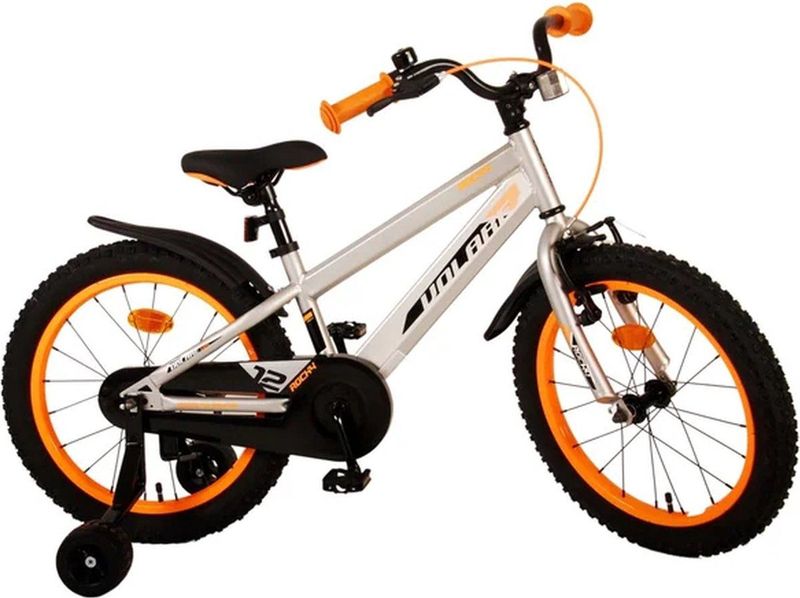 Volare - Rocky - Kinderfiets - Grijs - 18 inch