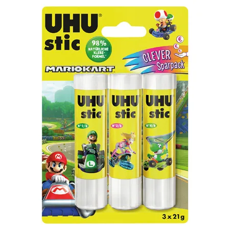UHU Klebestifte UHU Stic 21g Mariokart 3er