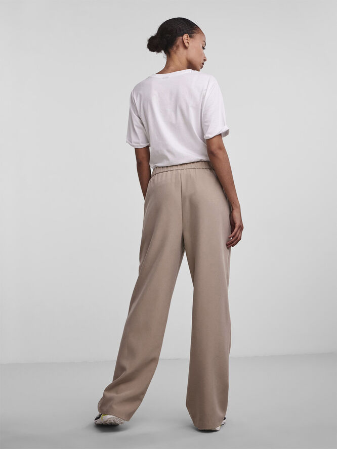 Pieces PCBOSSY HW WIDE PANTS NOOS Sølv