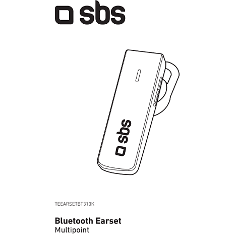 SBS trådløse høretelefoner - sort