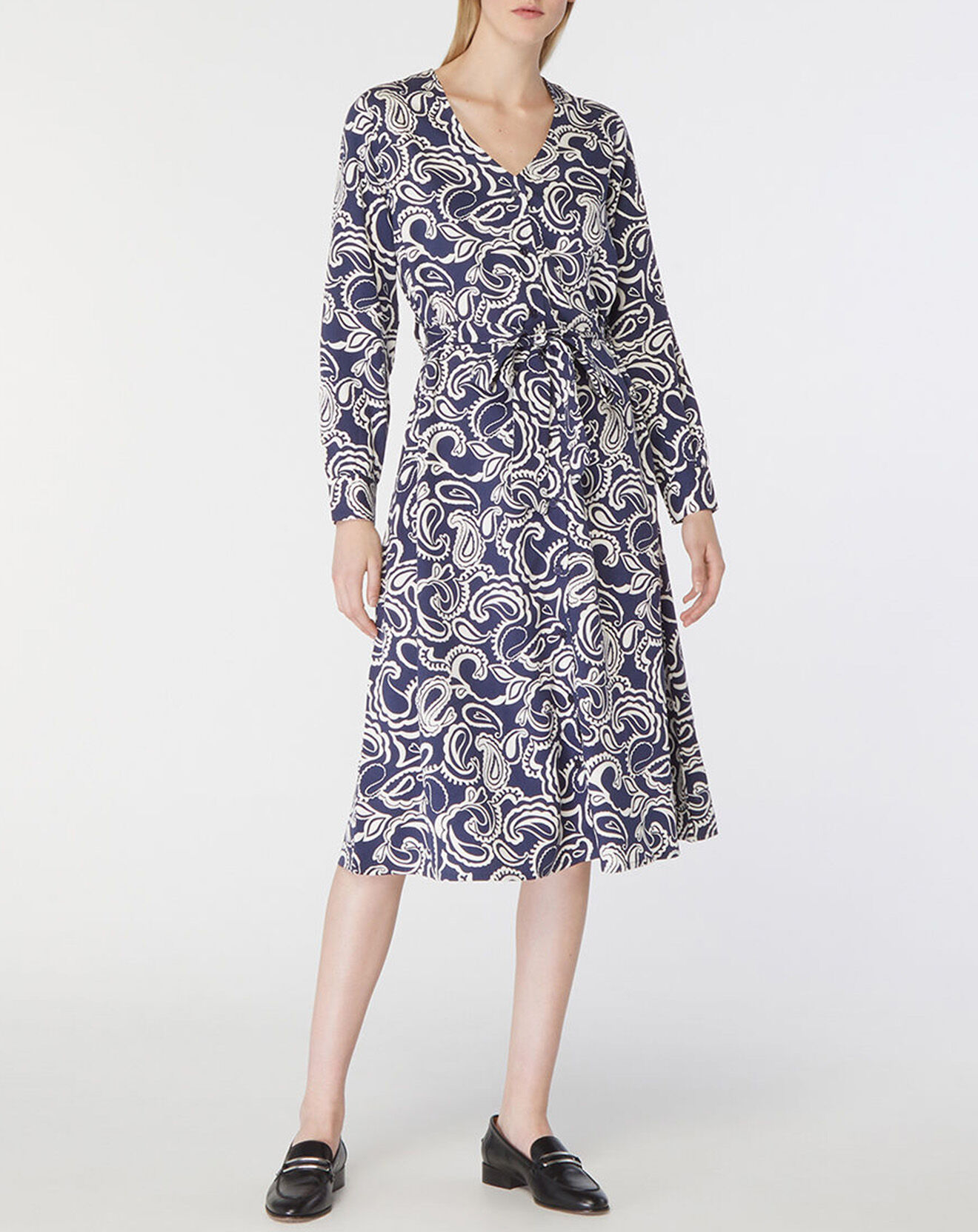 Jodhpur Robe Atoll imprimée bandana bleu marine