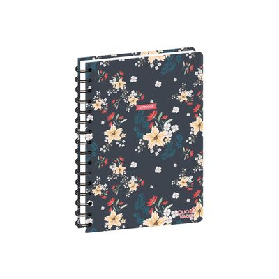 Quo Vadis Daisy - Carnet de notes à spirale - 15 x 21 cm - pointillés/ligné - 192 pages - bucolique