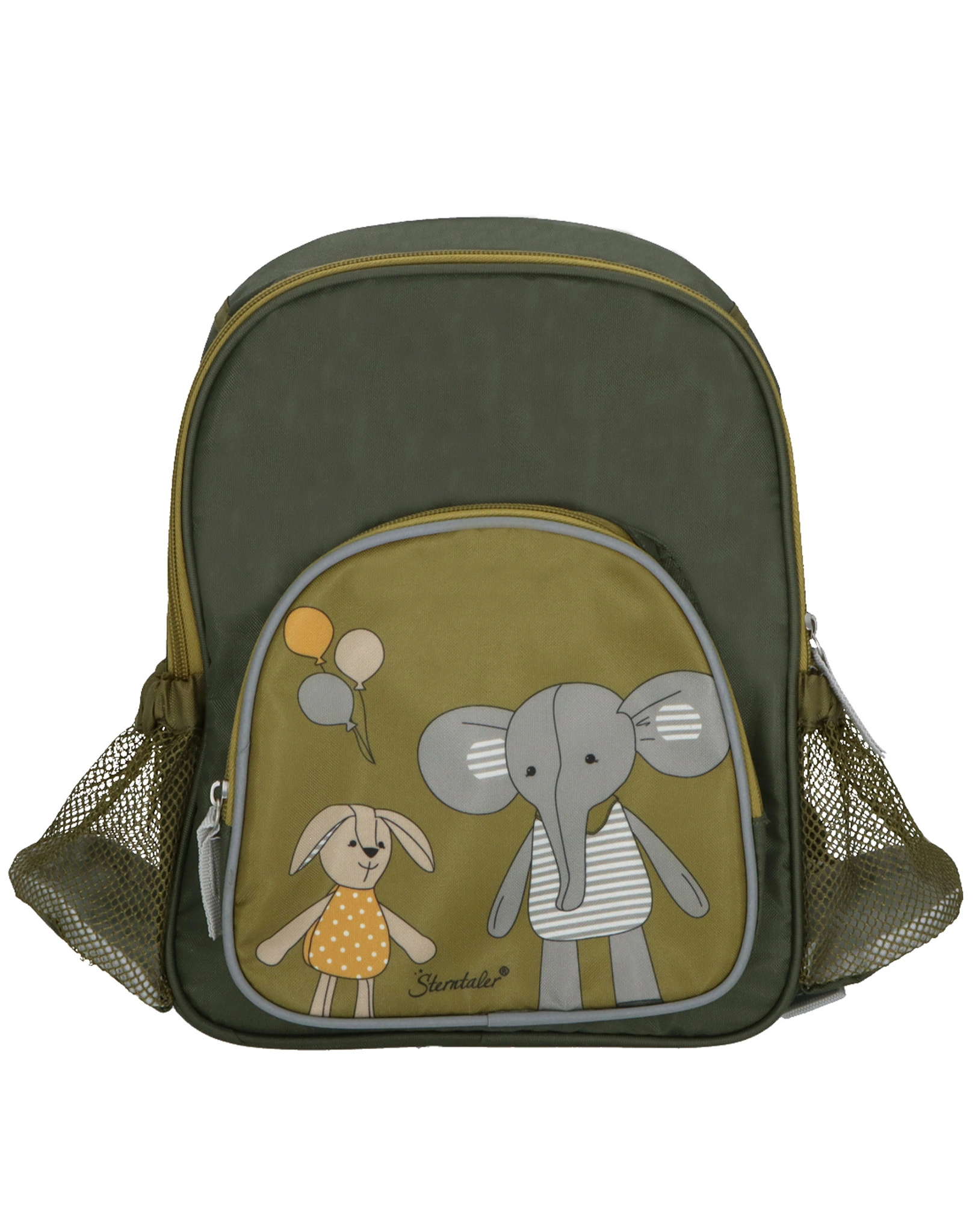Kinderrucksack EDDY & HAPPY (30x34x10) in dunkelgrün