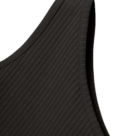 Name It Top - Oneshoulder - Rib - NkfJolone - Schwarz