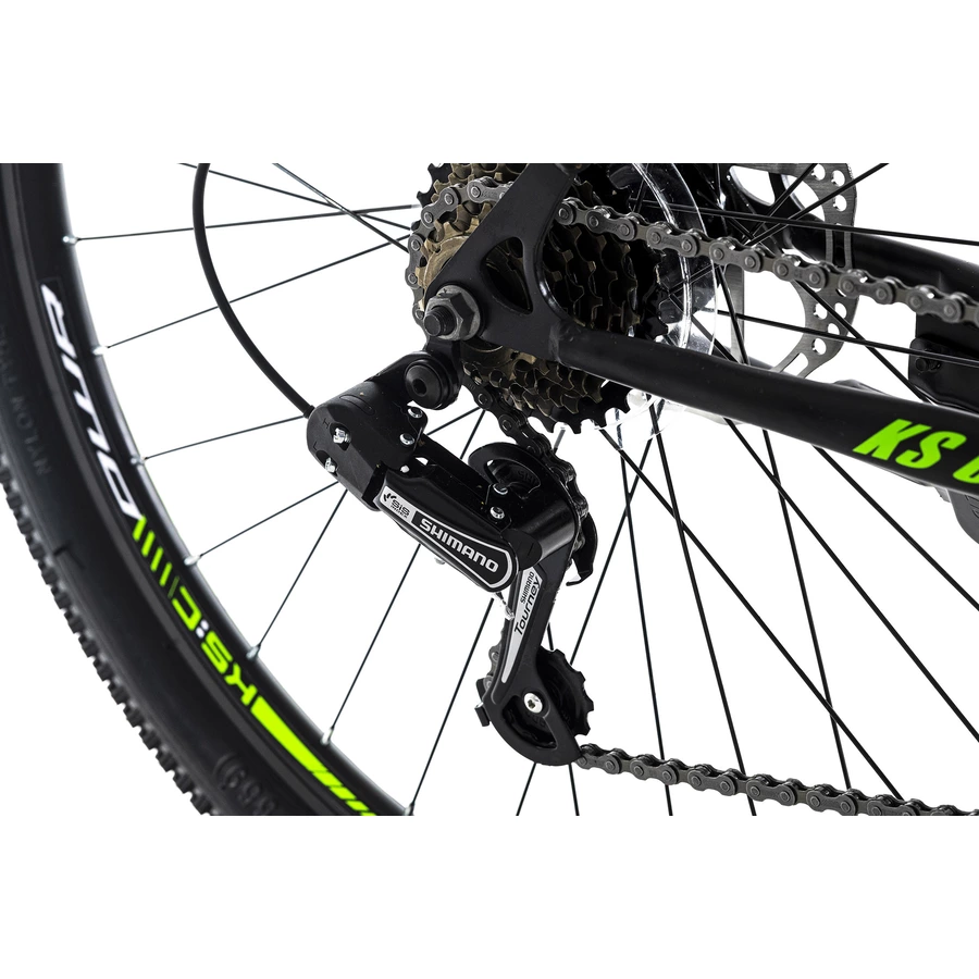 KS Cycling Mountainbike Hardtail 29 Zoll Catappa schwarz-grün schwarz-grün
