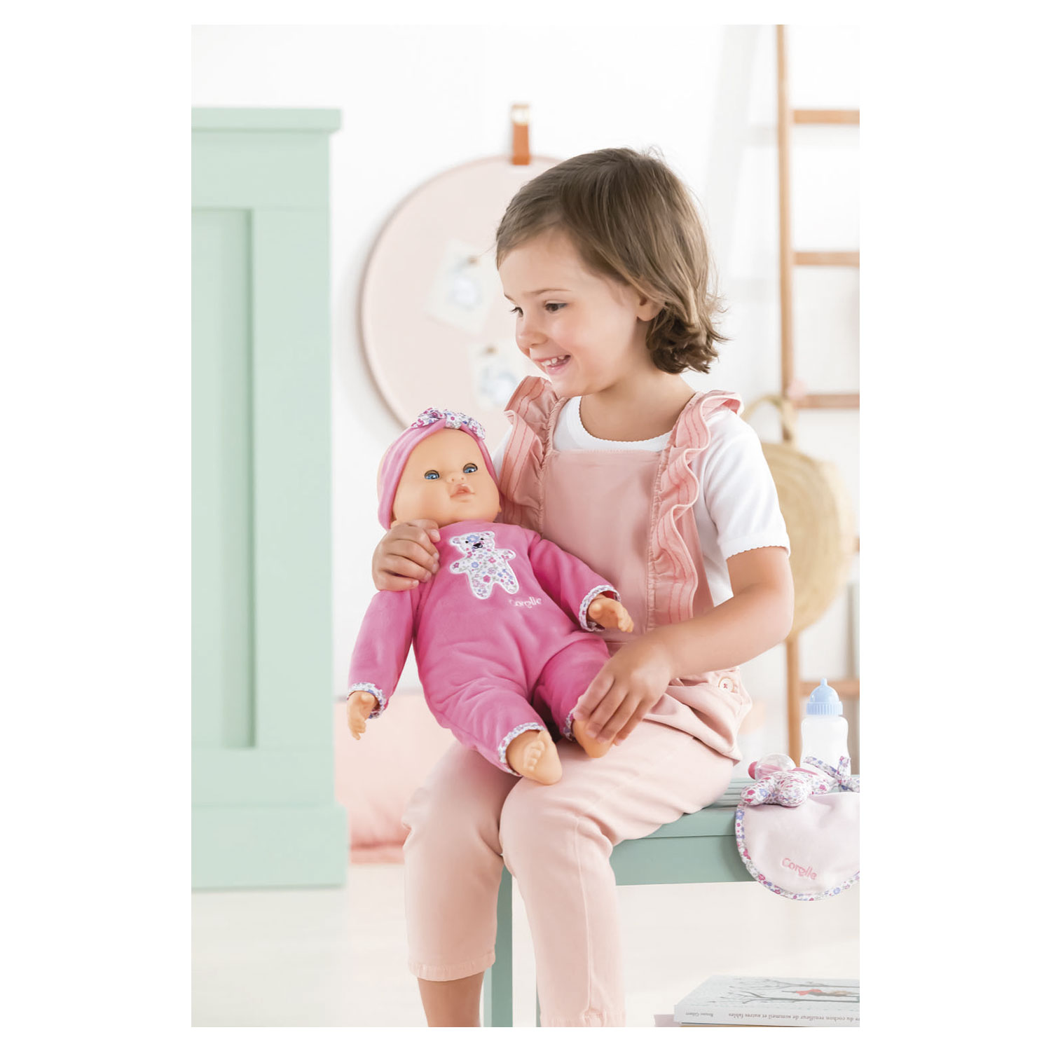 Corolle Mon Grand Poupon Interactieve Babypop Lucille, 42cm