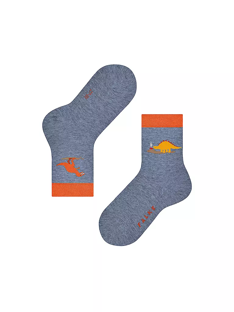 FALKE Jungen Socken DINOSAURS light jeans  blau