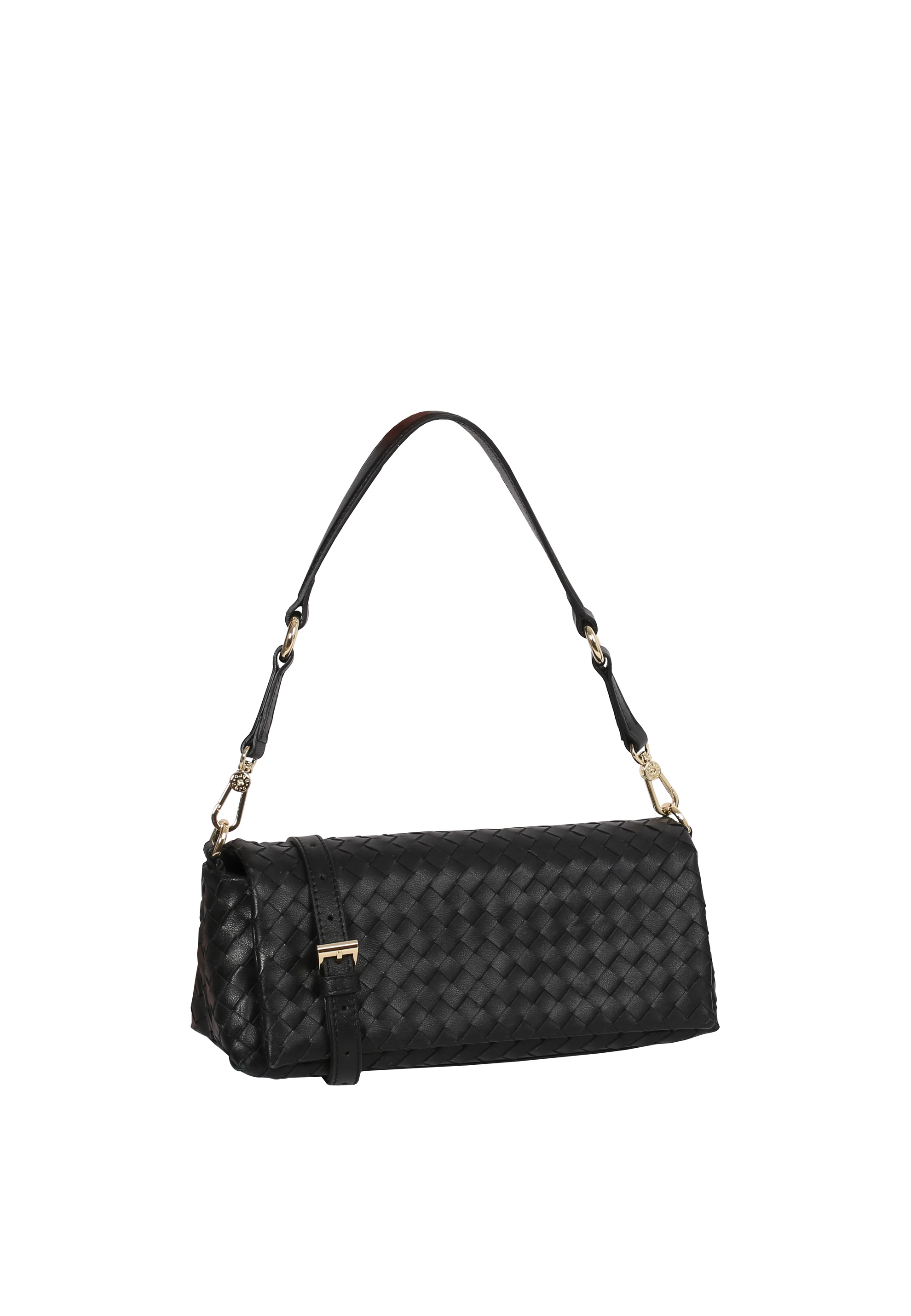 Shoulder bag MILA Leather Piuma weaving Standard