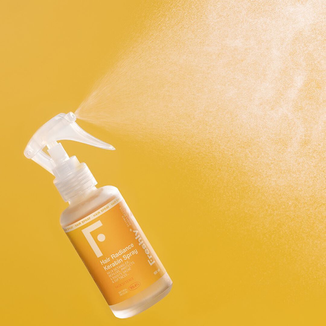 FRESHLY  Protetor Térmico e Desembaraçador -  Hair Radiance Keratin Spray - 100ml