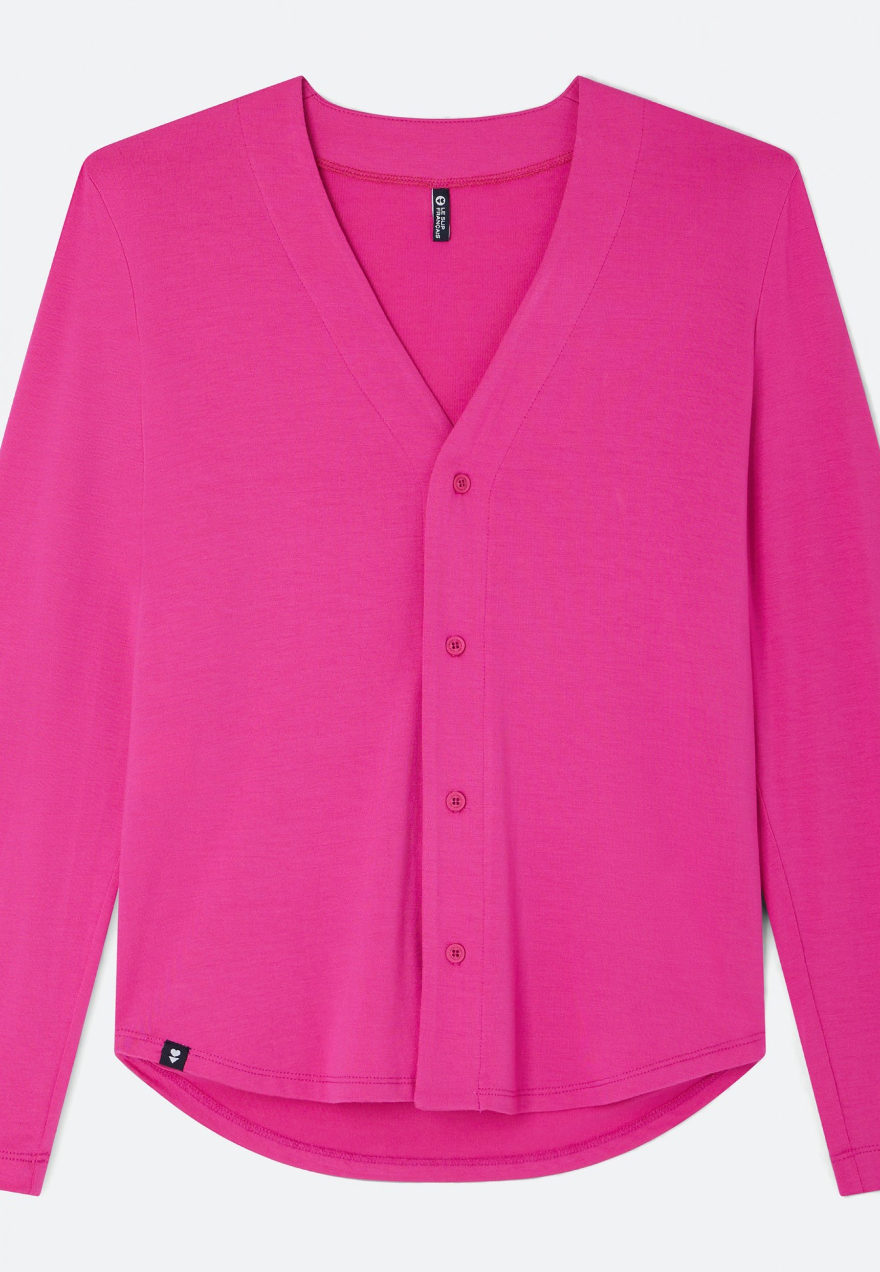 Chemise en viscose-Azelle Rose Violet