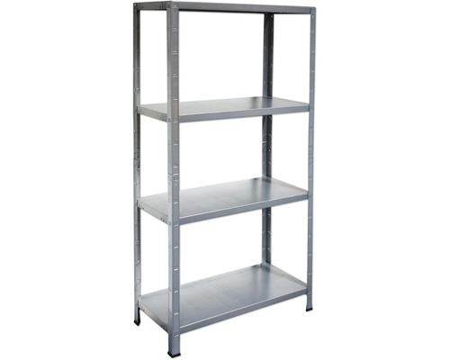 Kaiserthal verzinkte stellingkast, 158x80x35 cm, 4 legborden, draagvermogen 260 kg