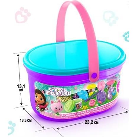 Gabbys Dukkehus Fairy Garden Bucket - modellervoks sæt