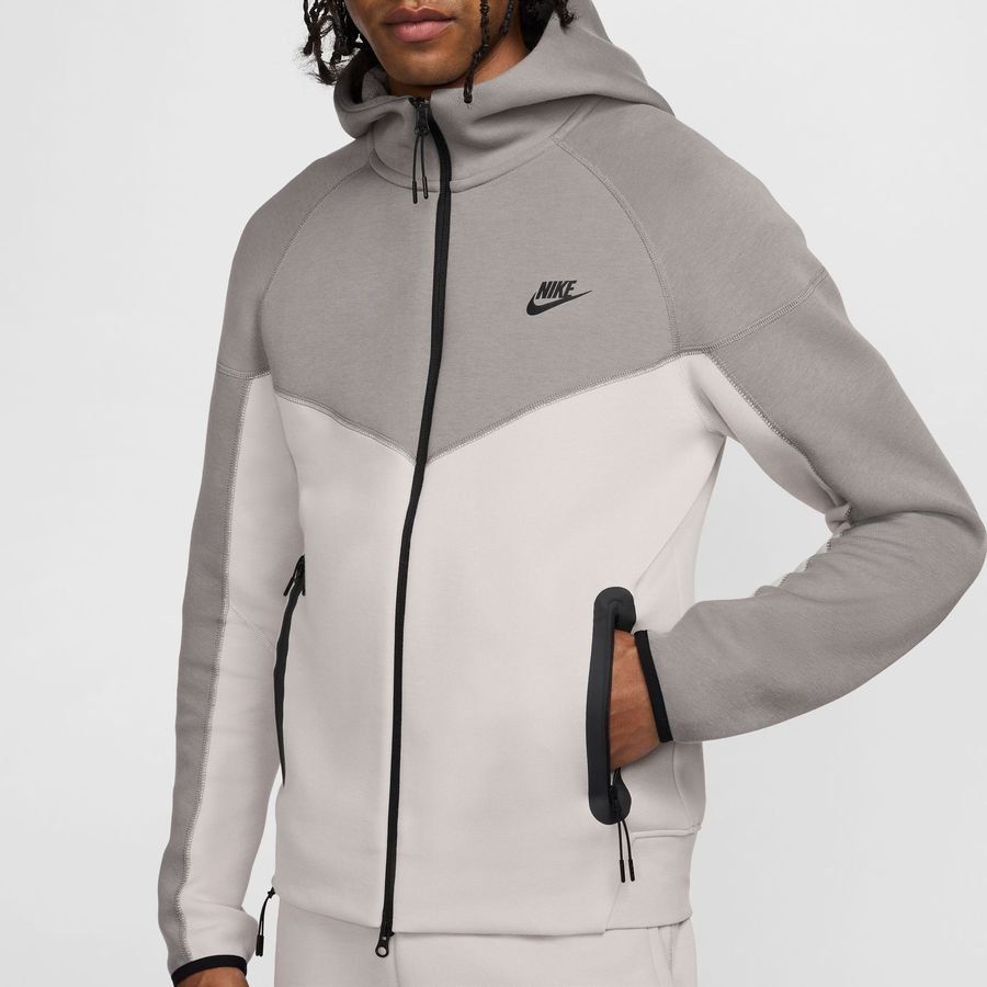 Nike Sweat à Capuche NSW Tech Fleece 24 FZ - Gris/Noir