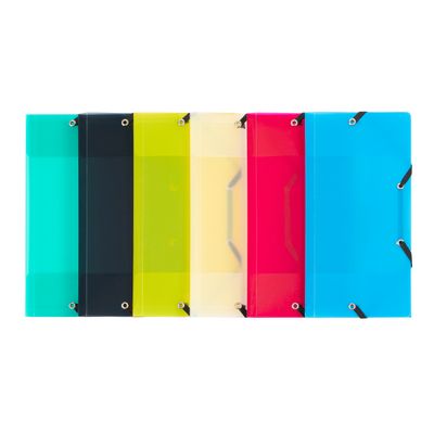Viquel Propyglass - Chemise polypro à rabats - format chéquier - disponible dans différentes couleurs