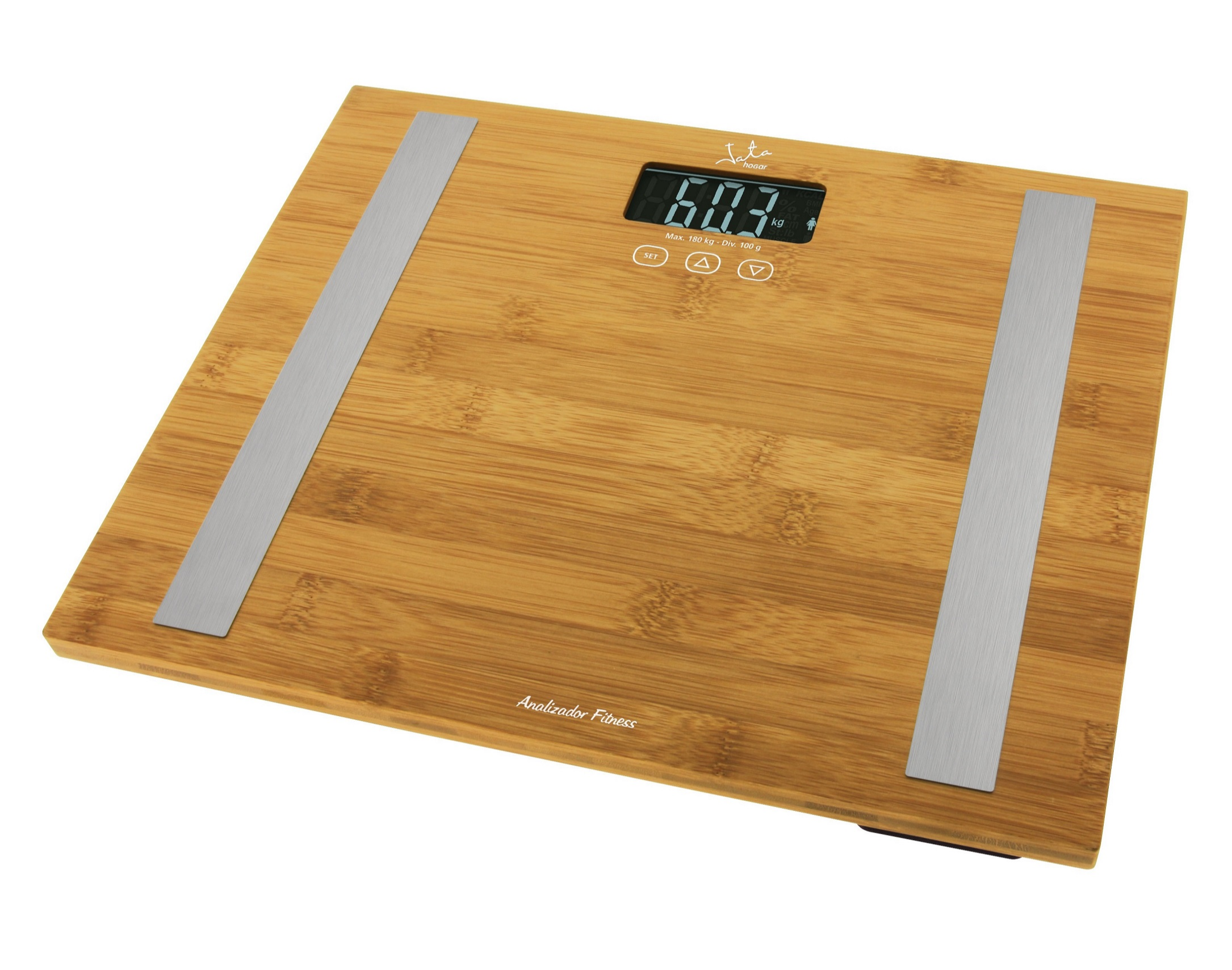 BALANÇA WC ELECTRÓNICA JATA 577 BAMBOO ANALISADOR FITNESS