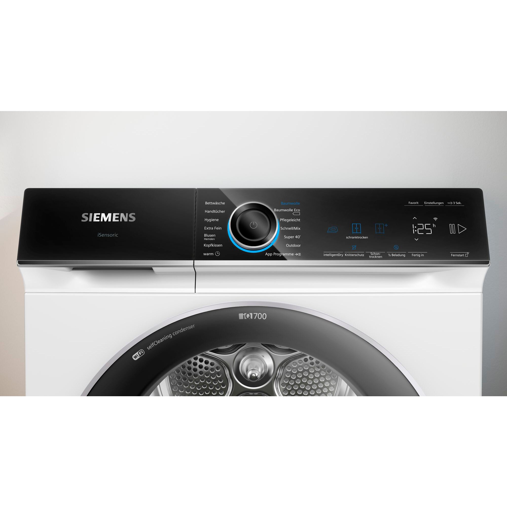 Siemens Wärmepumpen-Kondensationstrockner WQ45B2B40 IQ700
