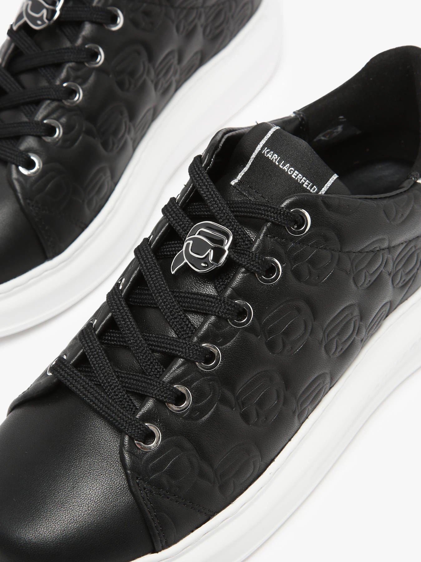 Sneakers Kapri Embossed en cuir KARL LAGERFELD
