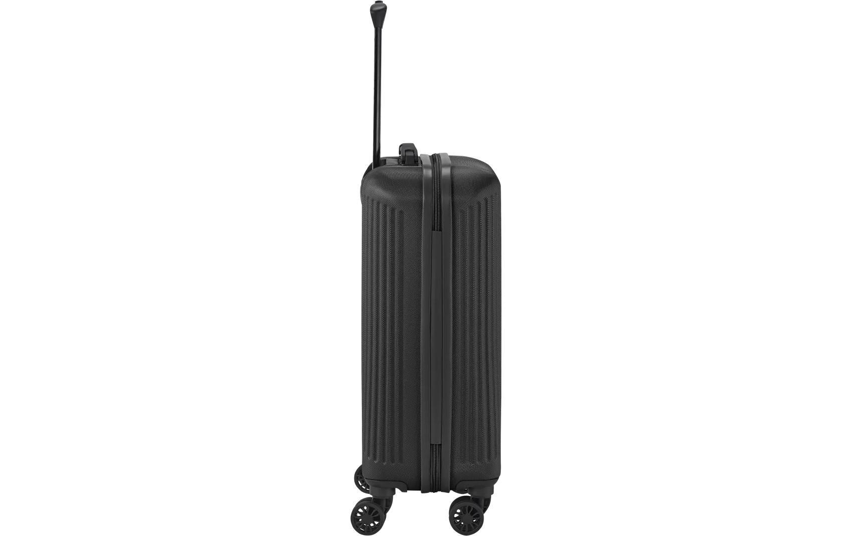 Reisekoffer BALI Trolley S Schwarz4-Rollen Hartschalenkoffer