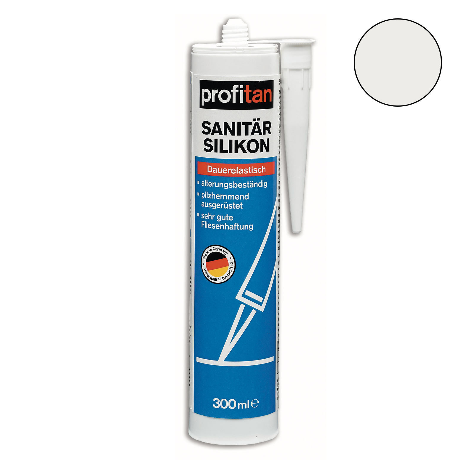 profitan Sanitär-Silikon - silbergrau - 300 ml