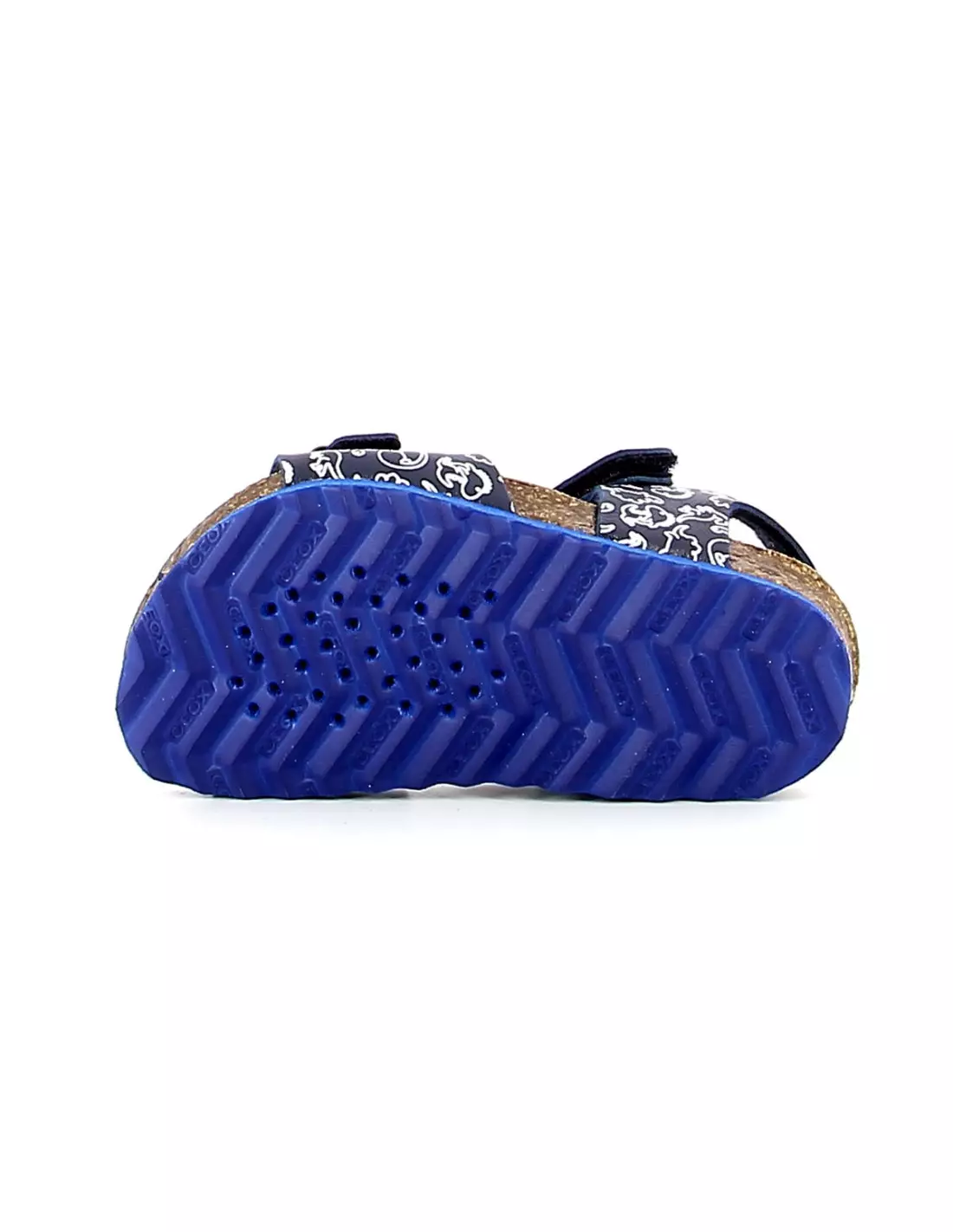 GEOX CHALKI - Sandales & nu-pieds NAVYWHITE