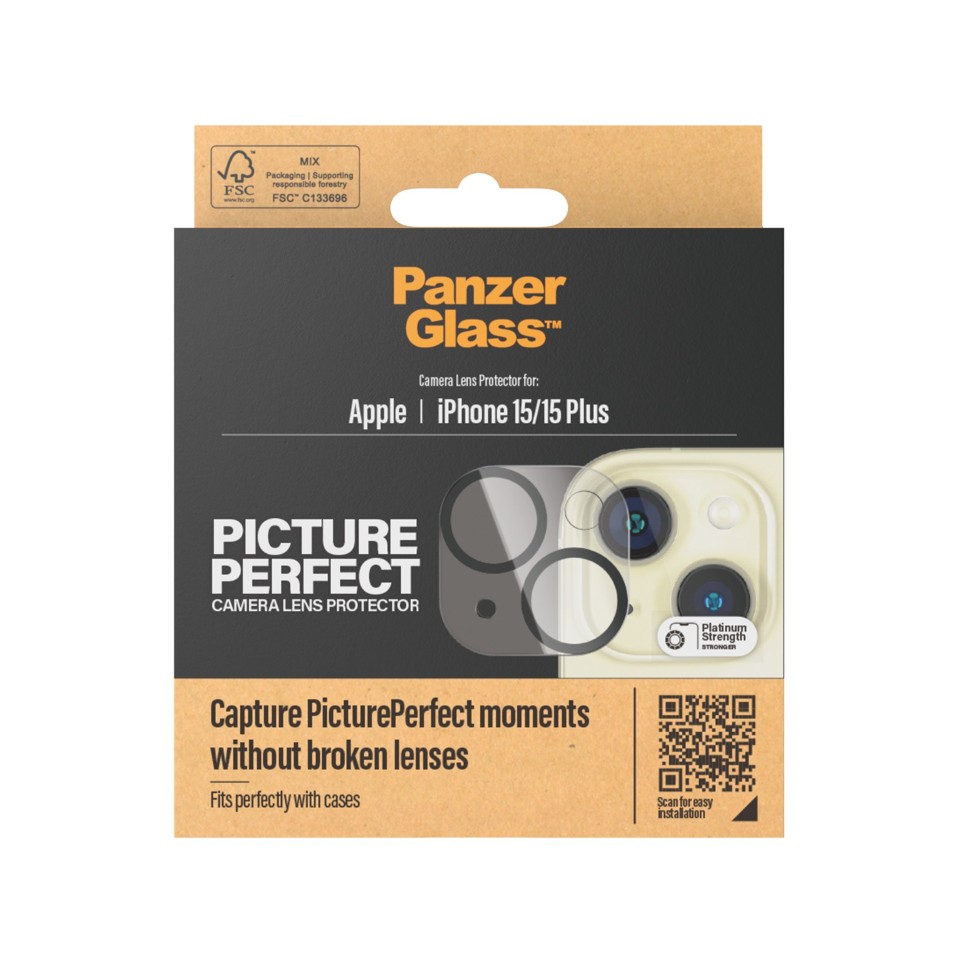 PanzerGlass - PicturePerfect Kameralinsebeskytter iPhone 15 - 15 Plus