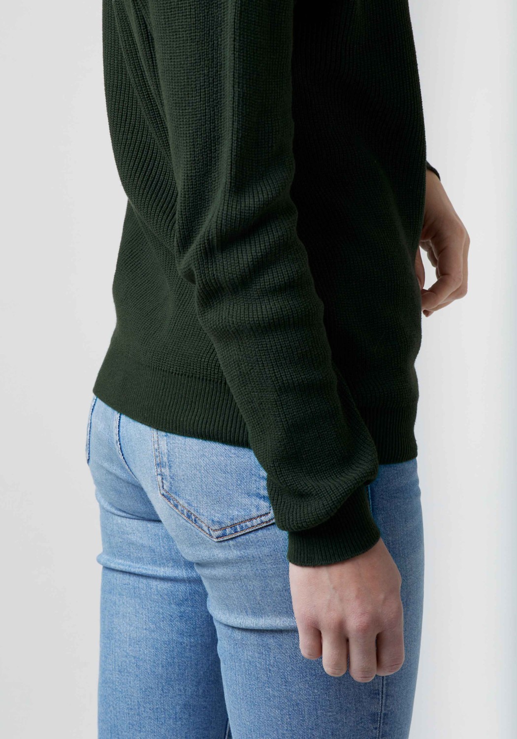 WE ARE ZRCL Damen-Strickpullover Alma Swiss Edition Dark Green