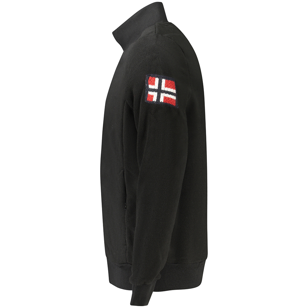 Men's Black Fleece Jacket