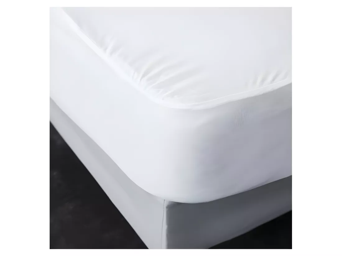 SWEETNIGHT Protege-matelas AXEL - Imperméable - Blanc - 140 x 190 / 200 cm