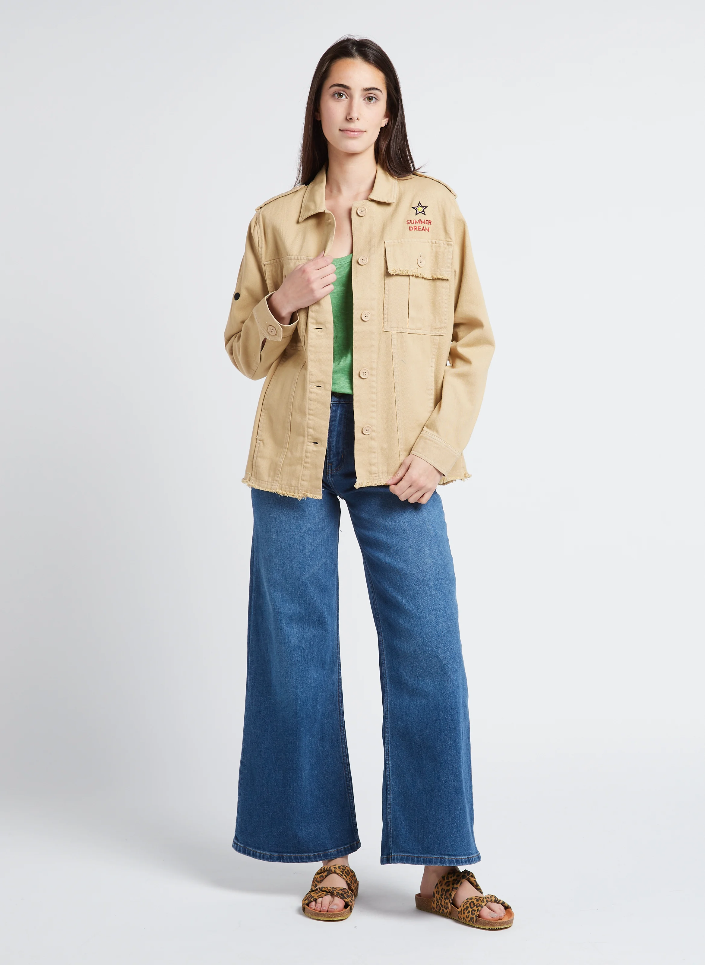 LYLA - Jean large en coton | Jean Stone