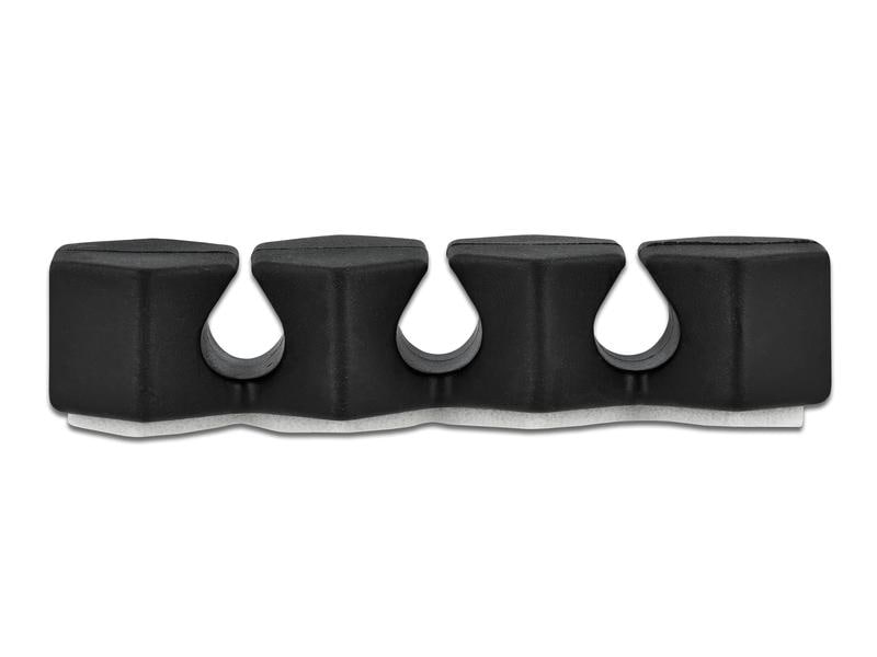 Delock Kabelhalter wabenförmig Set, mit 3 Durchführungen 6 Delock Kabelhalter mit 3 Durchführungen wabenförmig Set 6 Stück