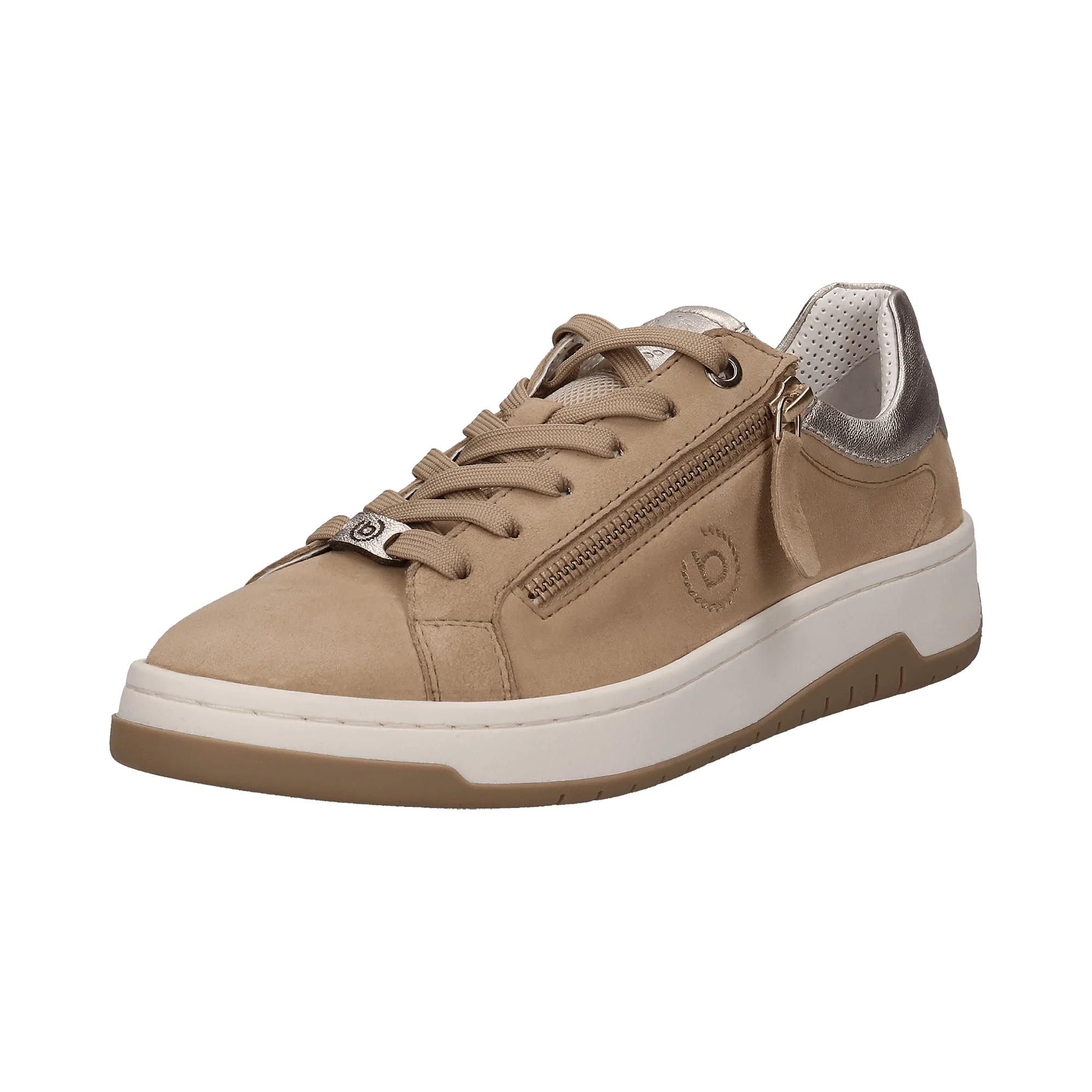 Leder Sneaker beige