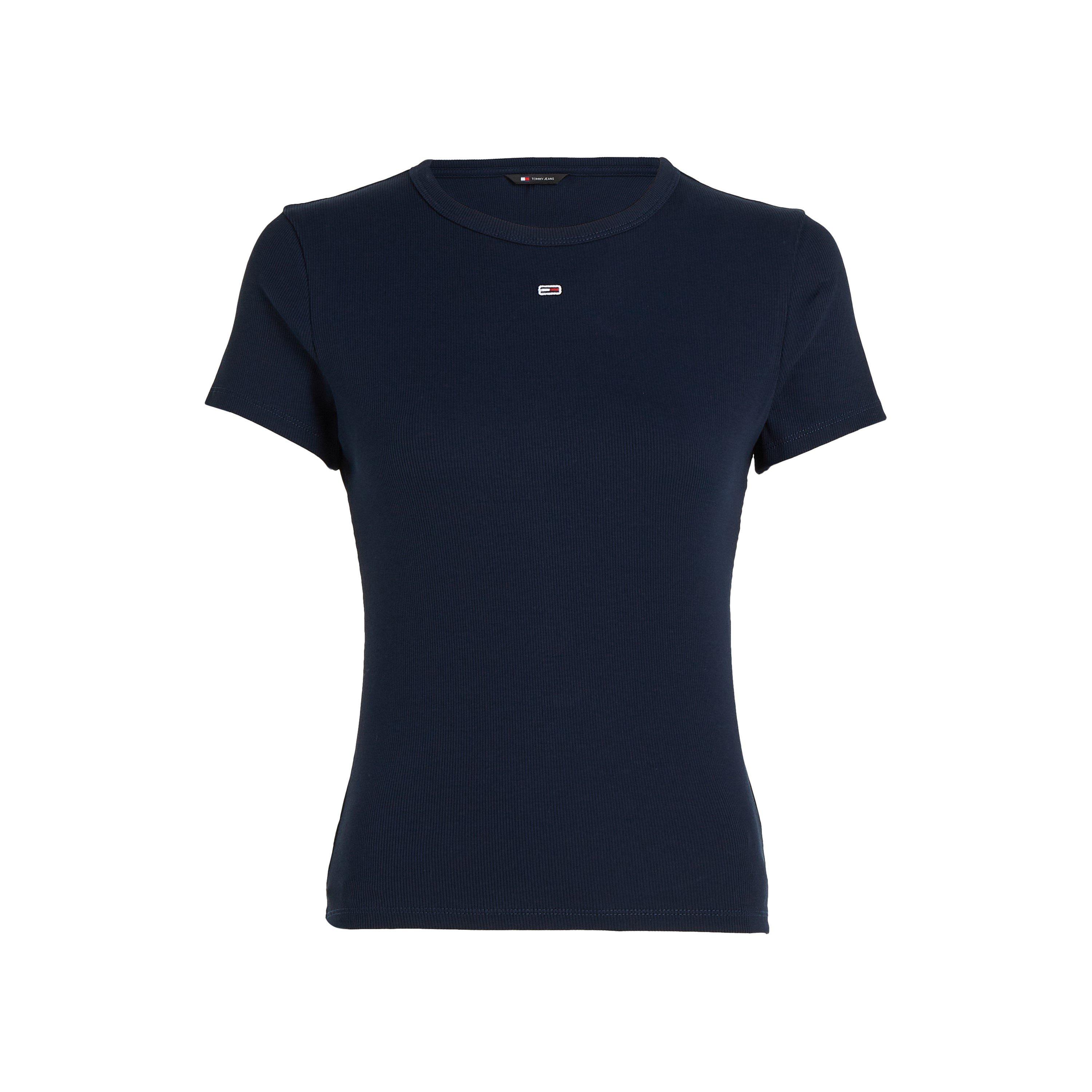 Tommy Jeans Short Sleeve Logo Ribbed T Shirt