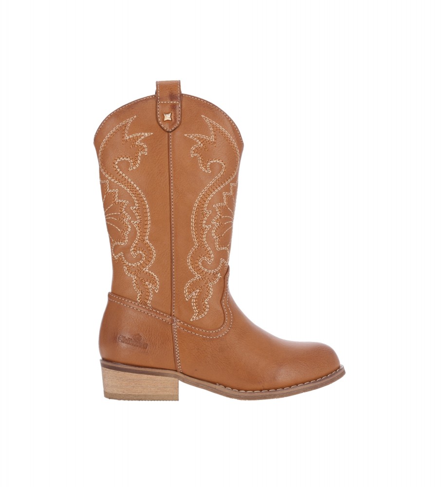 Botas infantis Chika10 Lisy 15 marrom claro