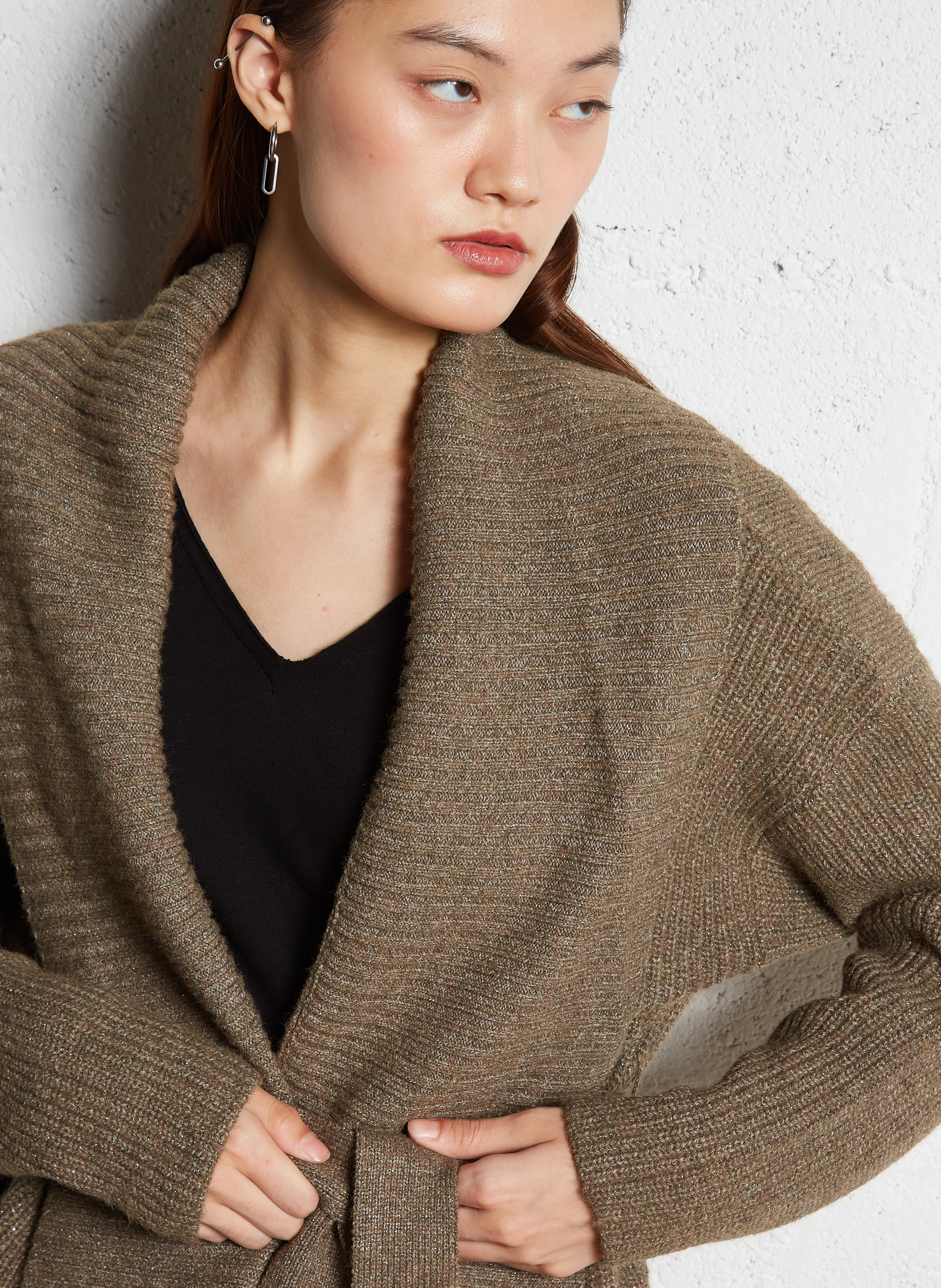 Gilet long| Kaki
