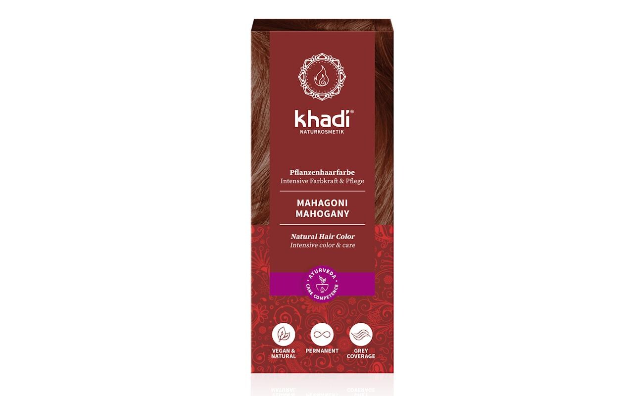 Pflanzenhaarfarbe Mahagoni 100 gVegane Haarfarbe hergestellt nach Ayurvedischer Rezeptur