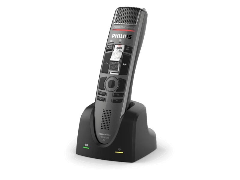 Philips Diktiermikrofon SpeechMike Premium Air SMP4010 Stationäres Diktieren wird mobil
