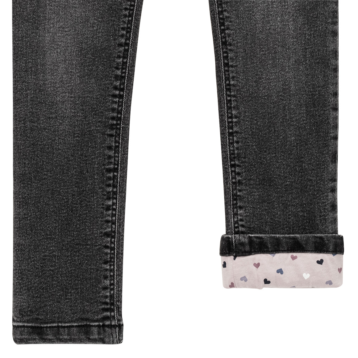 Topolino Mädchen Thermo-Jeans im Skinny-Design dunkelgrau