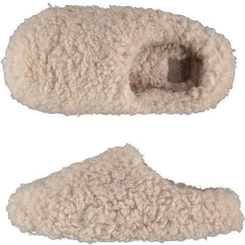 Apollo - Pantoffels - Teddy - Beige - 100% Polyester - Unisex
