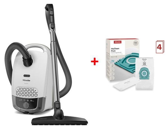 MIELE - Aspirateur traîneau GUARDS1PARQUETFLEXBL + HYCLEANPURE-TU