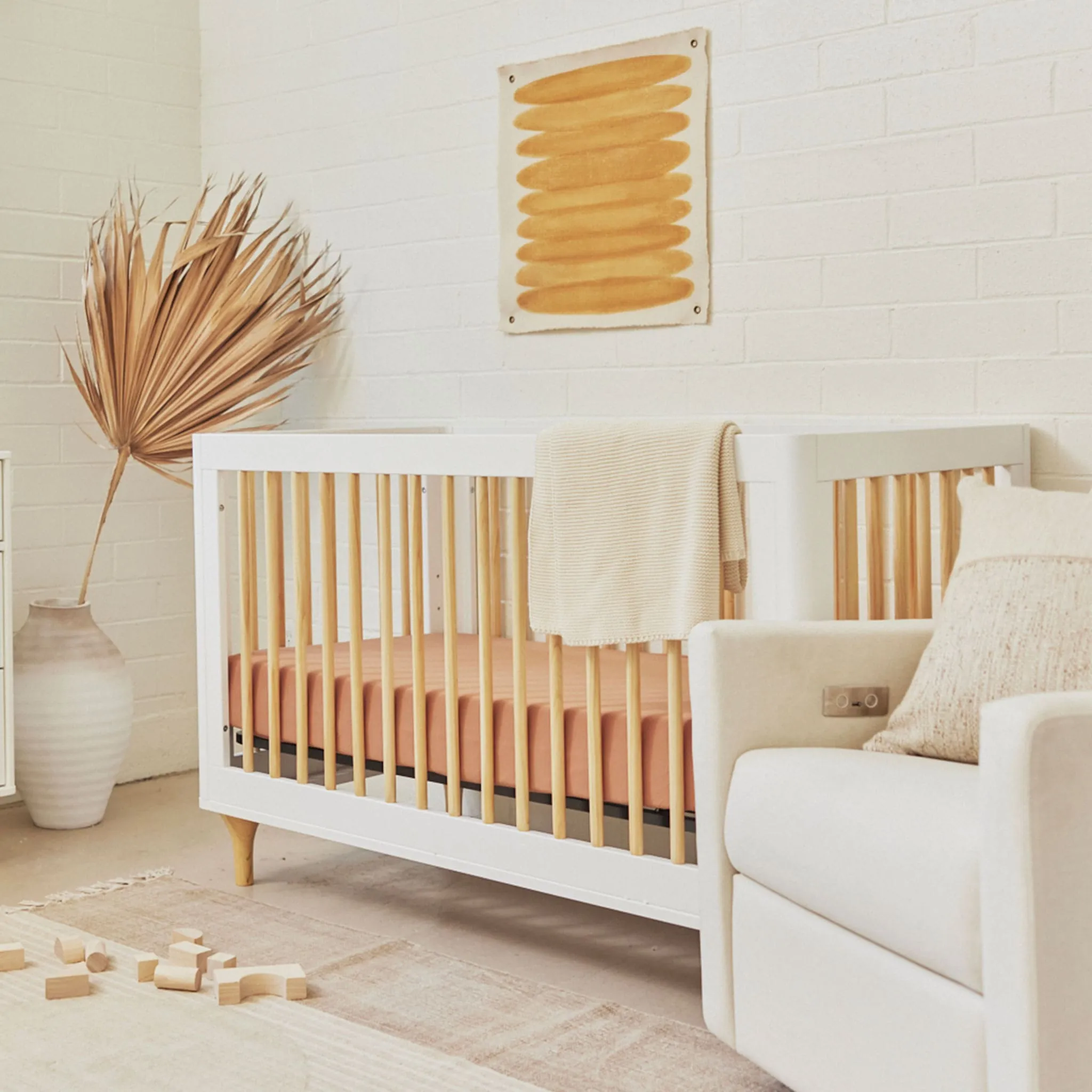 Babyletto Couchette Convertible 3 en 1 Lolly - Blanc  Naturel