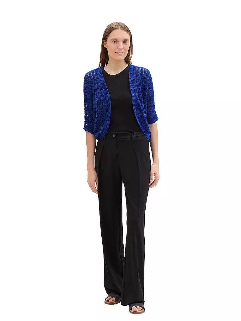 TOM TAILOR Strickjacke  blau