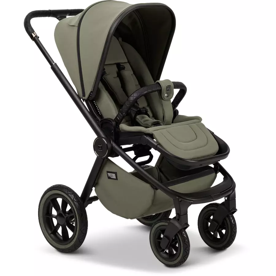 MOON Kombikinderwagen Resea Edition+ moss greenblack matt