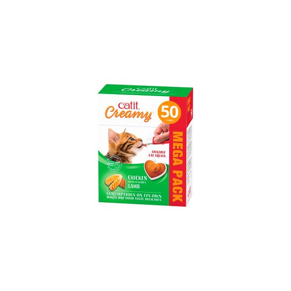 Catit Creamy Frango E Cordeiro 50X 10 G