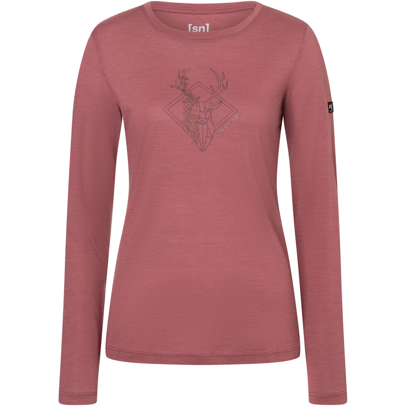 Super.Natural Damen Deer Art Longsleeve