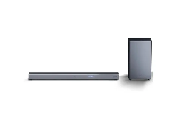 Sharp HT-SBW460 - Lydbarsystem - til hjemmebiograf - 3.1.kanal - trådløs - Bluetooth - 220 Watt (Total) - mat sort