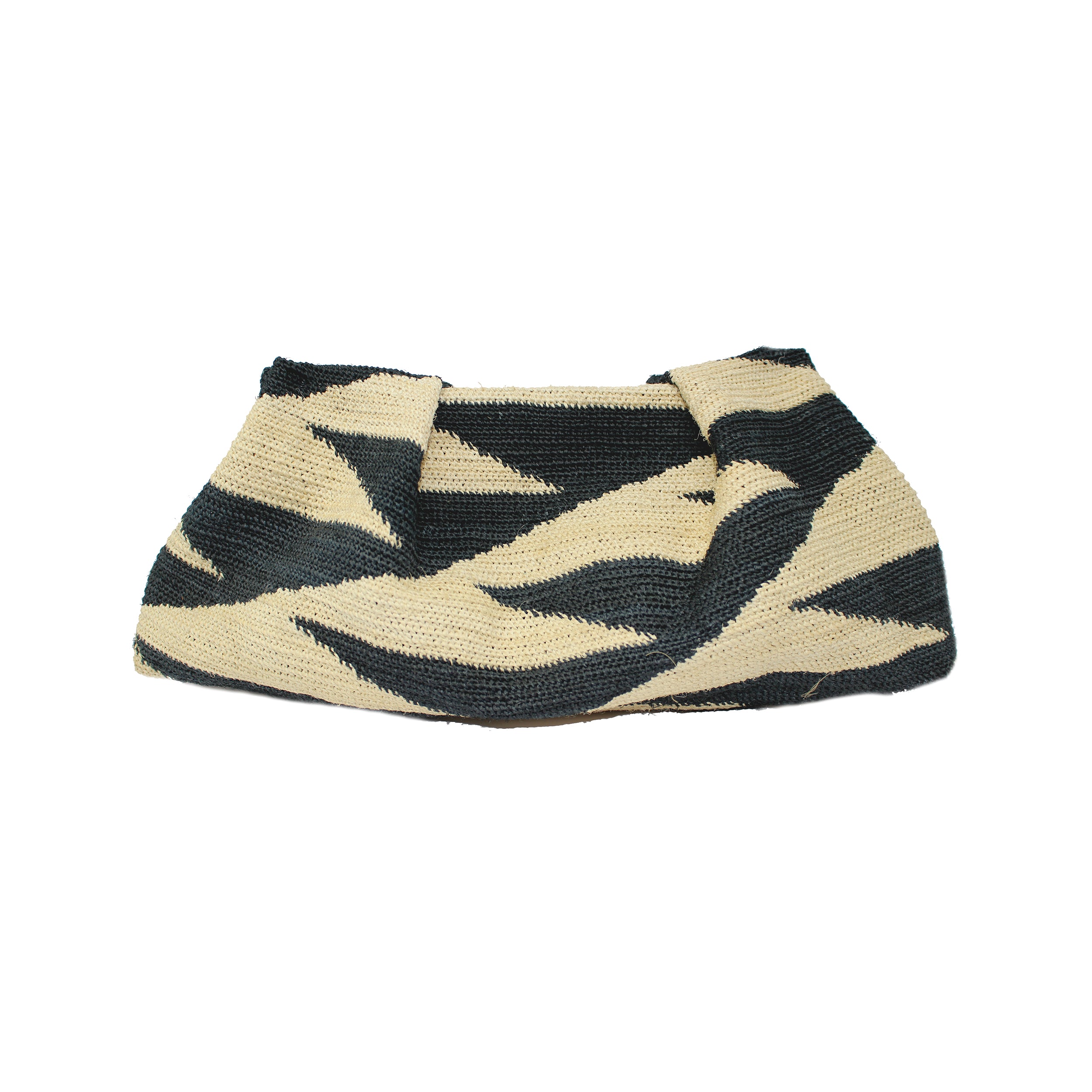 Pochette maxi en sisal