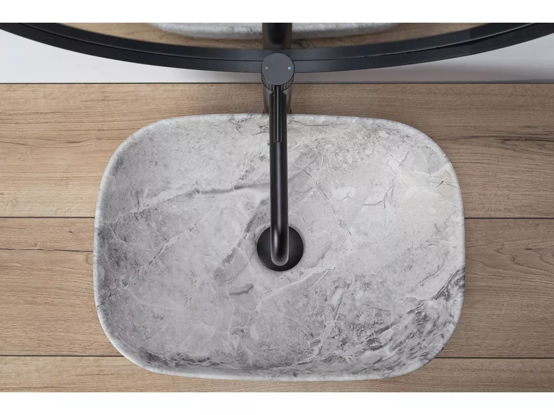 Vasque À Poser Rea Livia Stone Beige