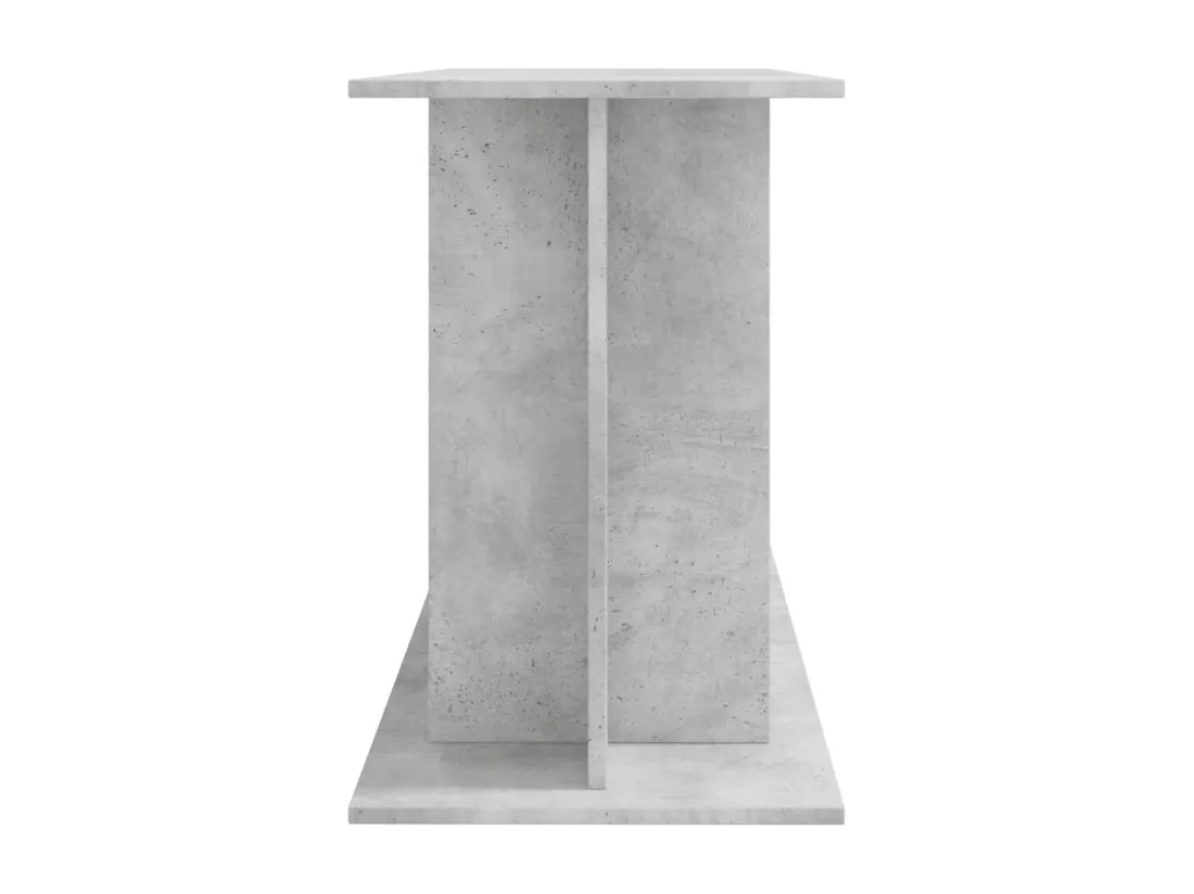 Support pour aquarium gris béton 120x40x60 cm bois d'ingénierie