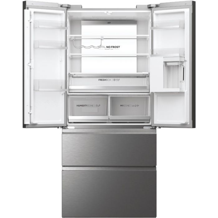Haier Side-by-Side Multi Door French Door 83 SERIE 7 HFW7819EWMP Platinum Inox - Interner Wassertank