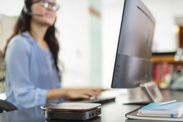HP UC Wireless Duo - Headset - på øret - Bluetooth - trådløs - NFC